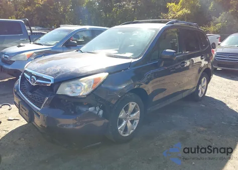 2014 Subaru Forester 2.5I Premium из США, поврежденный, VIN JF2SJACCXEG452636